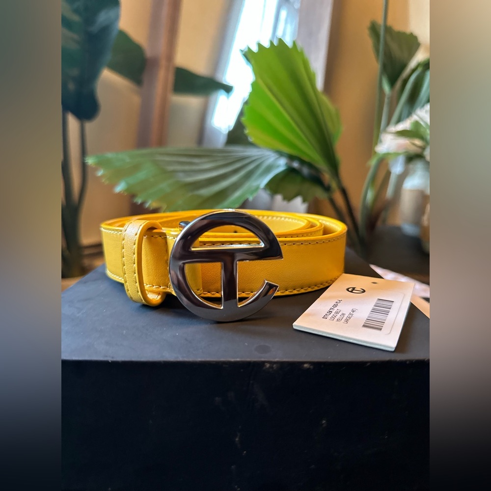 Yellow Telfar Belt size Large